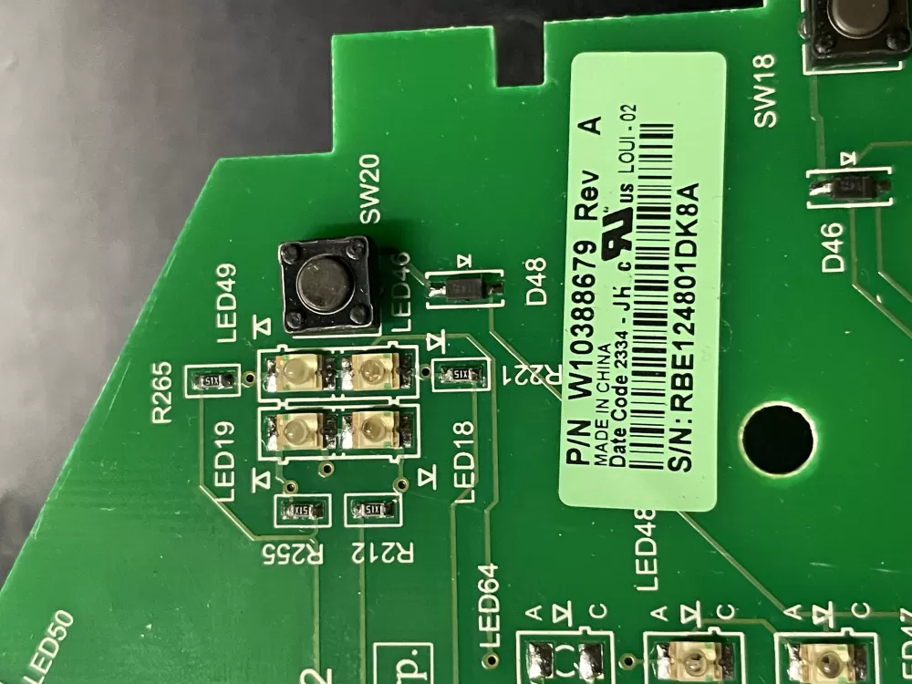 Whirlpool W10388679 W10388675 Dryer Control Board AZ7706 | WM1615