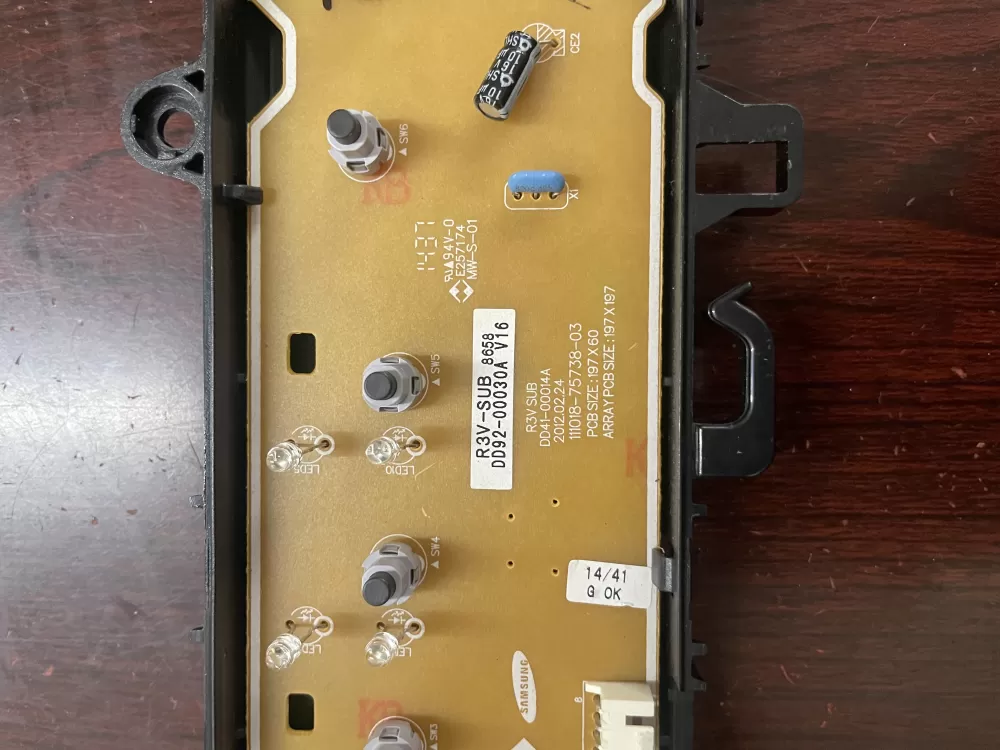 Samsung Dd61 00405a Dishwasher Control Board Display AZ88225 | KM854