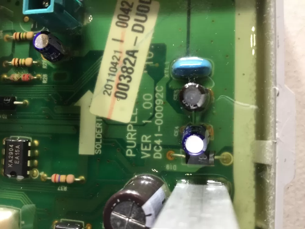 Samsung DC92 00382A DC41 00092C Dryer Control Board AZ47442 | NR588
