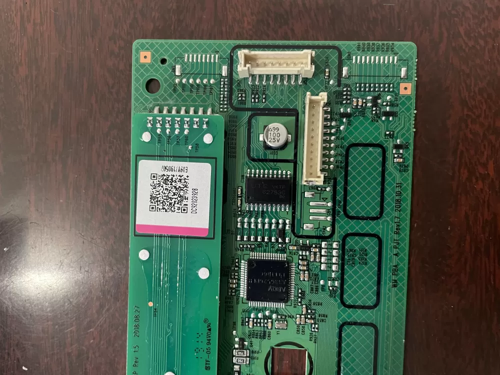 Samsung DC92-02392B Washer Display Control Board AZ43081 | KM1749