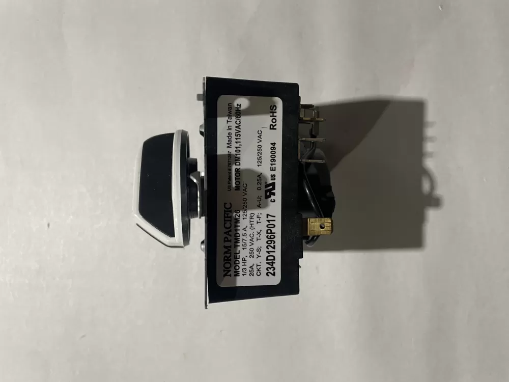 Kenmore  General Electric WE4M521 WE04X22654 PS11721520 234D1296P017 Dryer Timer