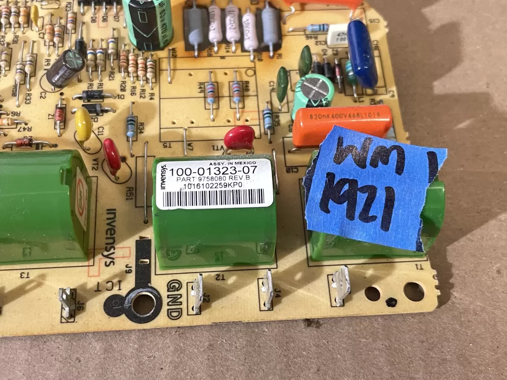 Whirlpool Amana 100 01323 07 9758080 Range Control Board AZ95306 | Wm1921