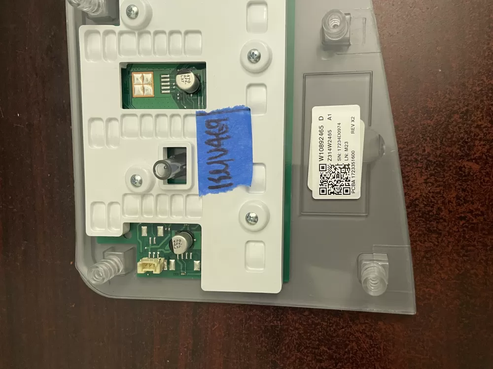 Whirlpool W10892465 W10903219 PS11769555 Washer Control Panel AZ97649 | KMV469