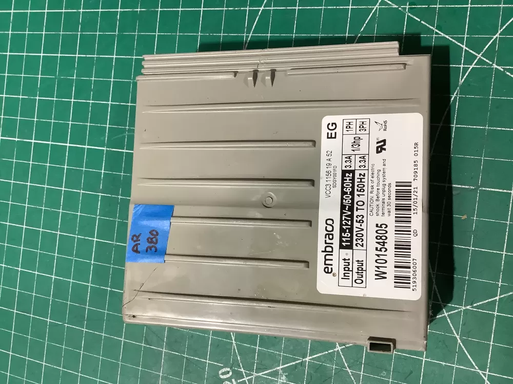 Whirlpool W10154805 Refrigerator Inverter Control Board AZ194946 | AR380