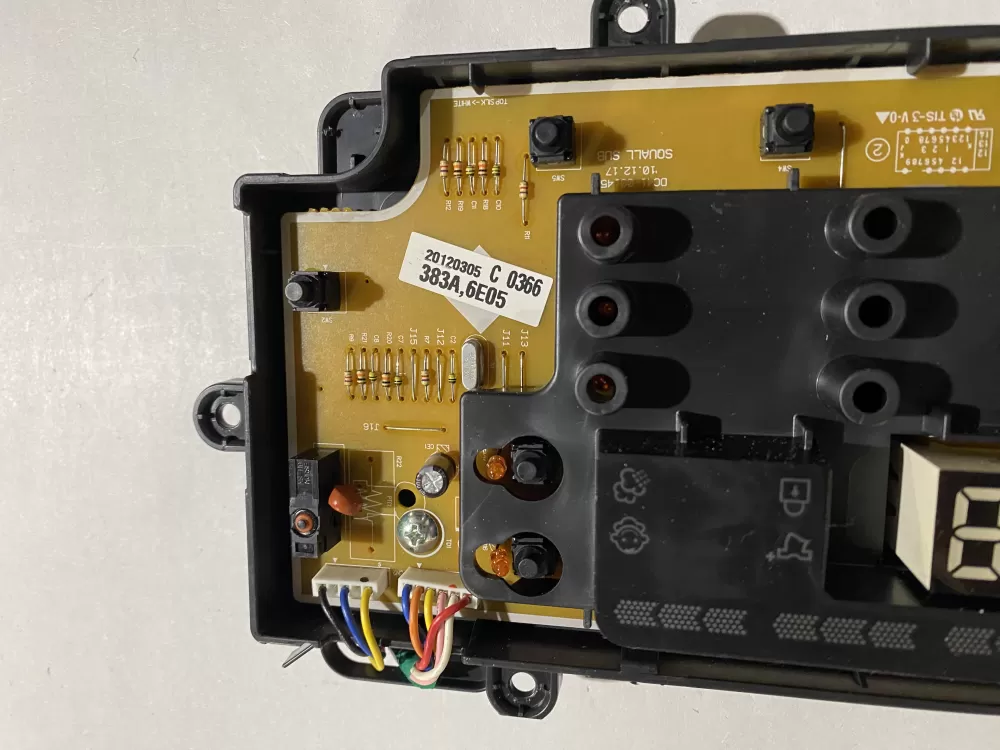 Samsung DC92-00383E DC92-00383A Washer UI Control Board AZ190683 | BKV873