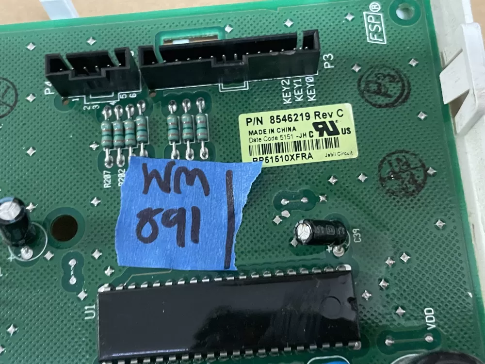 Whirlpool WP8546219 Dryer Control Board AZ101772 | Wm891