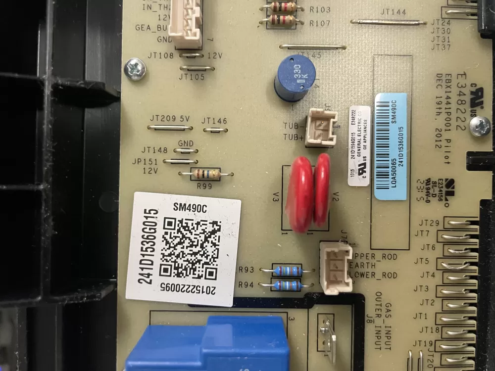 GE 241D1536G016 241D1594G016 EBX1441P001 Dryer Control Board AZ204854 | Wmv912