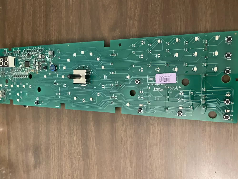 Whirlpool W10544207 Washer Board Control