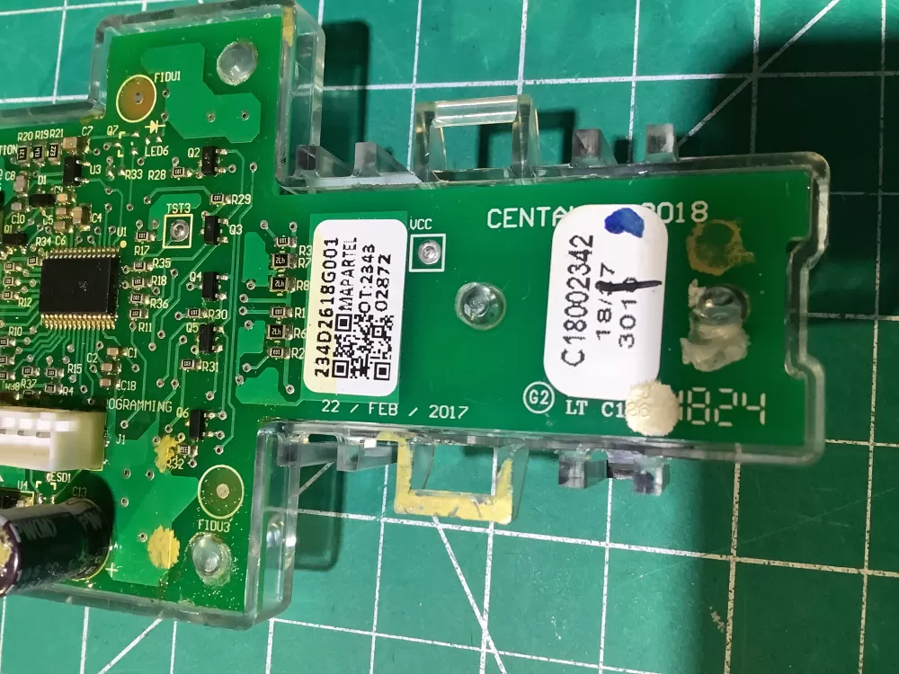 GE 234D2618G001 WE04X27284 Dryer Control Board AZ136088 | NR2344