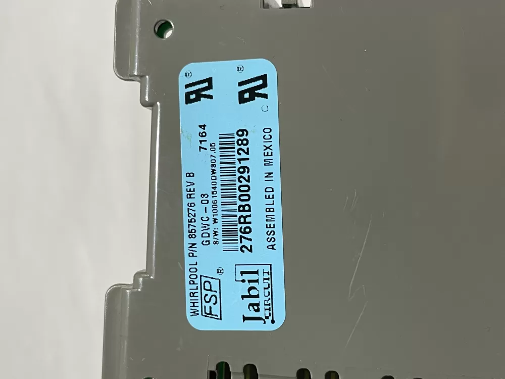 Kenmore KitchenAid W10084141 Dishwasher Control Board AZ149098 | Wm770