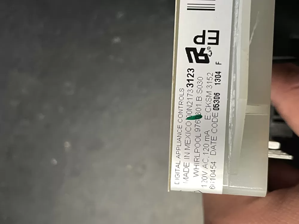 Whirlpool 9760301 6610454 Range Oven UI Display Control Board AZ17960 | WM1236