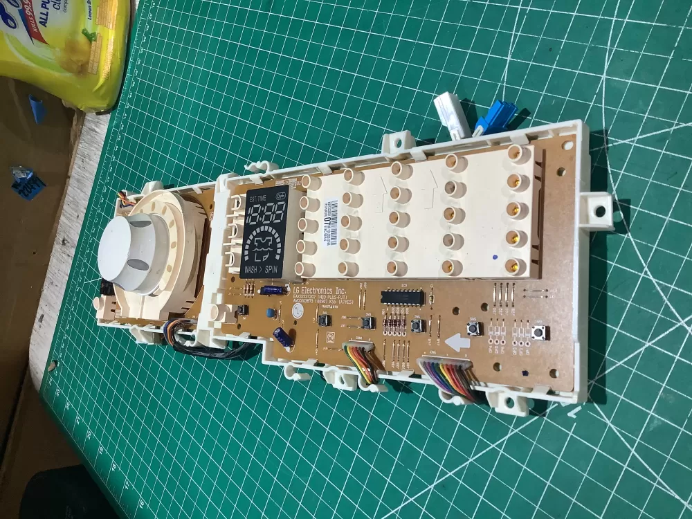 LG EBR32268107 Washer User Interface Display Control Board