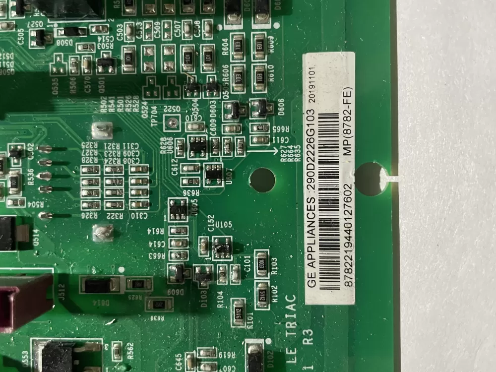 GE WH22X29556 290D2226G103 Washer Control Board AZ192404 | Wm1036