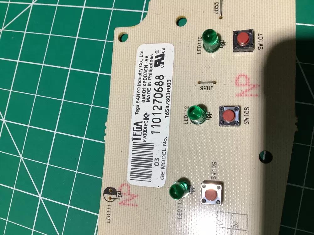 GE 165D7803P003 Dishwasher Control Board AZ129467 | NR2322