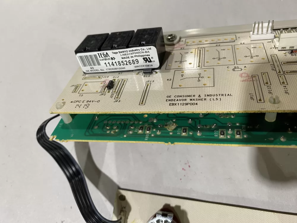 GE 175D5261G040 EBX1129P004 WH12X10614 Washer Control Board AZ152693 | BK1763