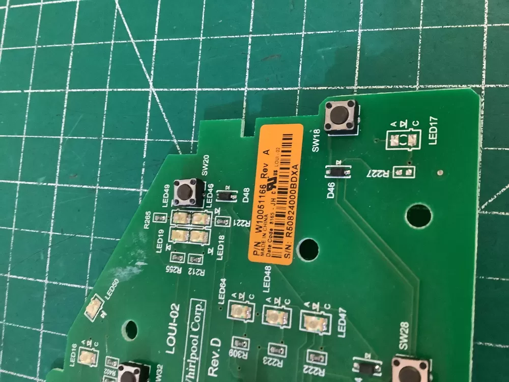 Whirlpool W10051166 Dryer Control Board AZ204348 | NR311