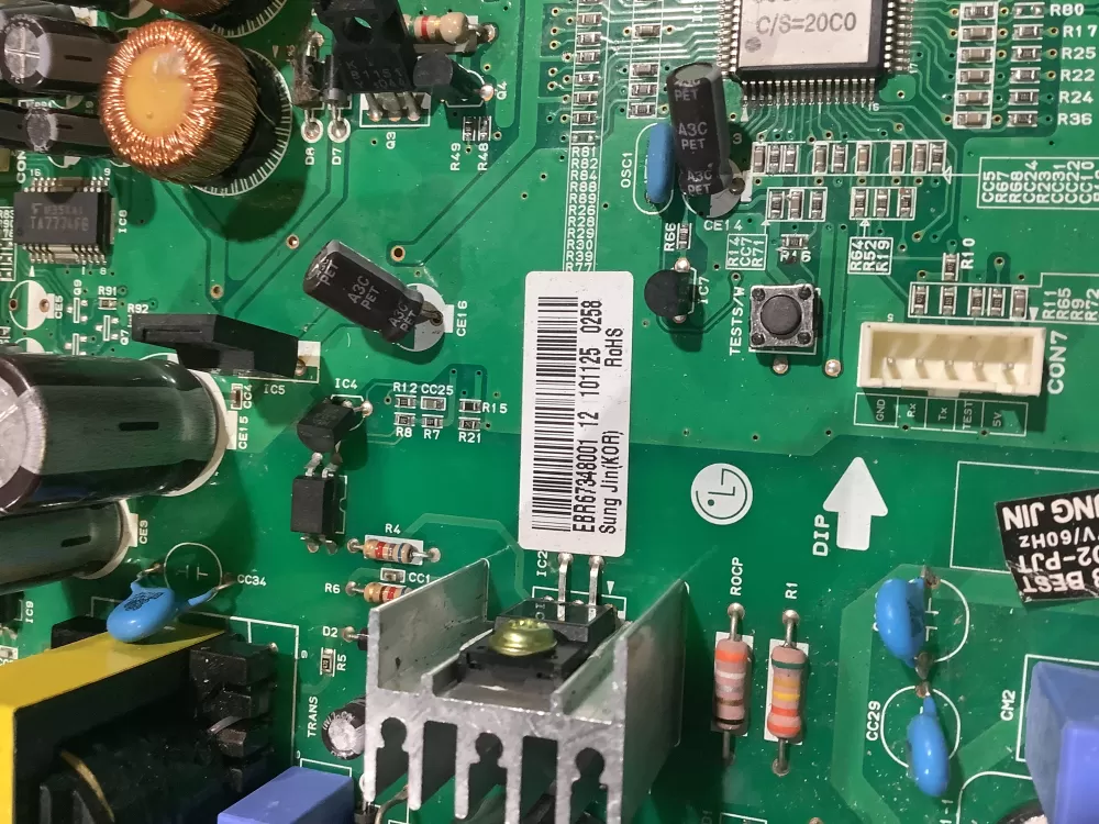 LG EBR67348001 Refrigerator Control Board AZ226986 | AR2506
