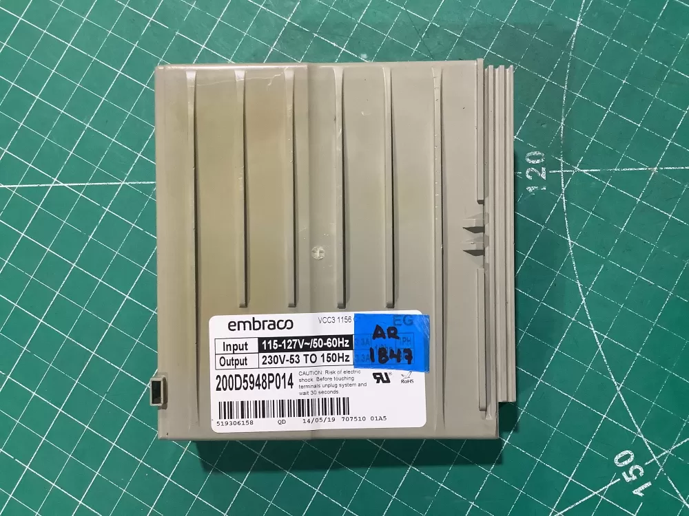 GE Refrigerator WR87X29409 WR55X11099 Compressor Inverter AZ227257 | AR1847