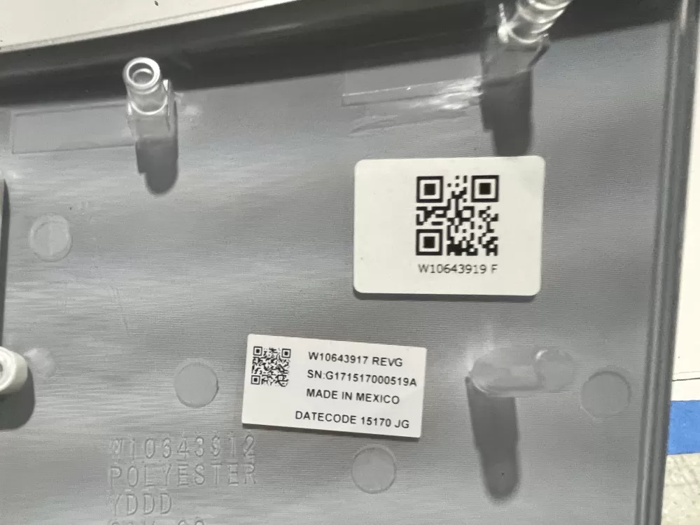 Kenmore W10643919 W10873012 Washer Control Panel Overlay AZ126150 | Wmv650