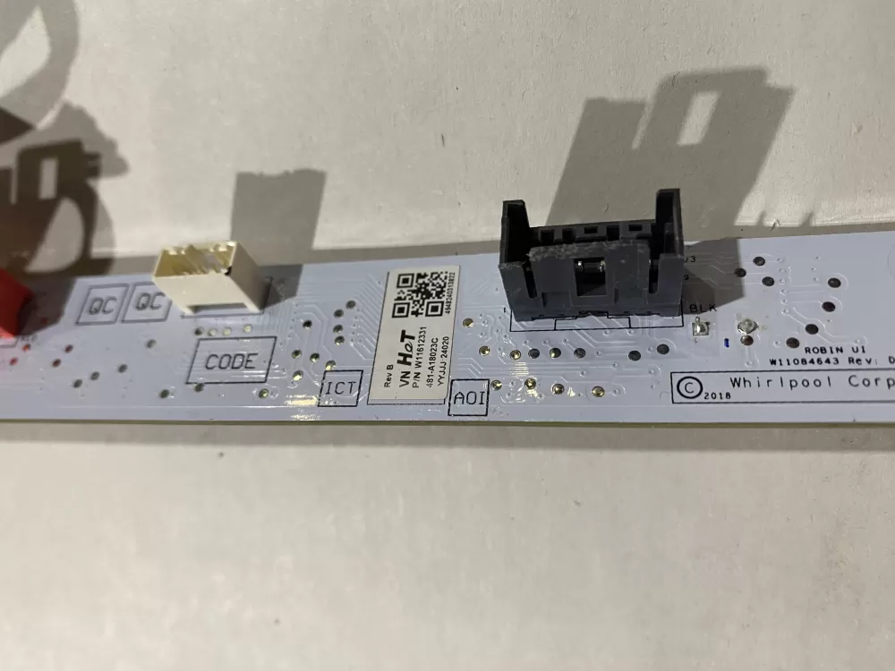 Whirlpool W11612331 Washer Touch Sensor Control Board AZ185960 | BK2725