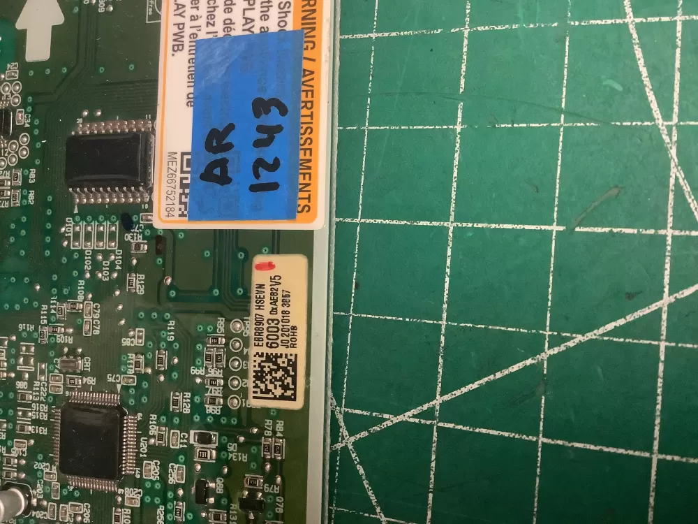 LG EBR89076003 Washer Control Board Display AZ205534 | AR1243