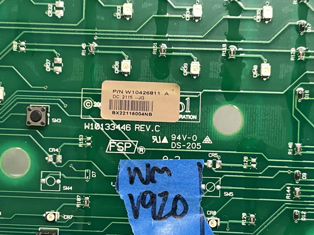 Maytag Whirlpool W10426811 Washer Control Board AZ207859 | Wmv920