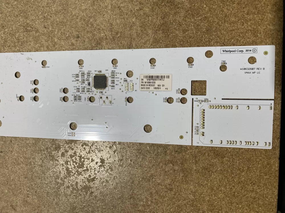 Whirlpool W10691220 Refrigerator Control Board AZ71625 | BK1893