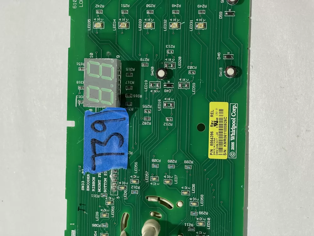 Kenmore 8564396 8564400 WP8564396 Dryer Control Board AZ179559 | KM739