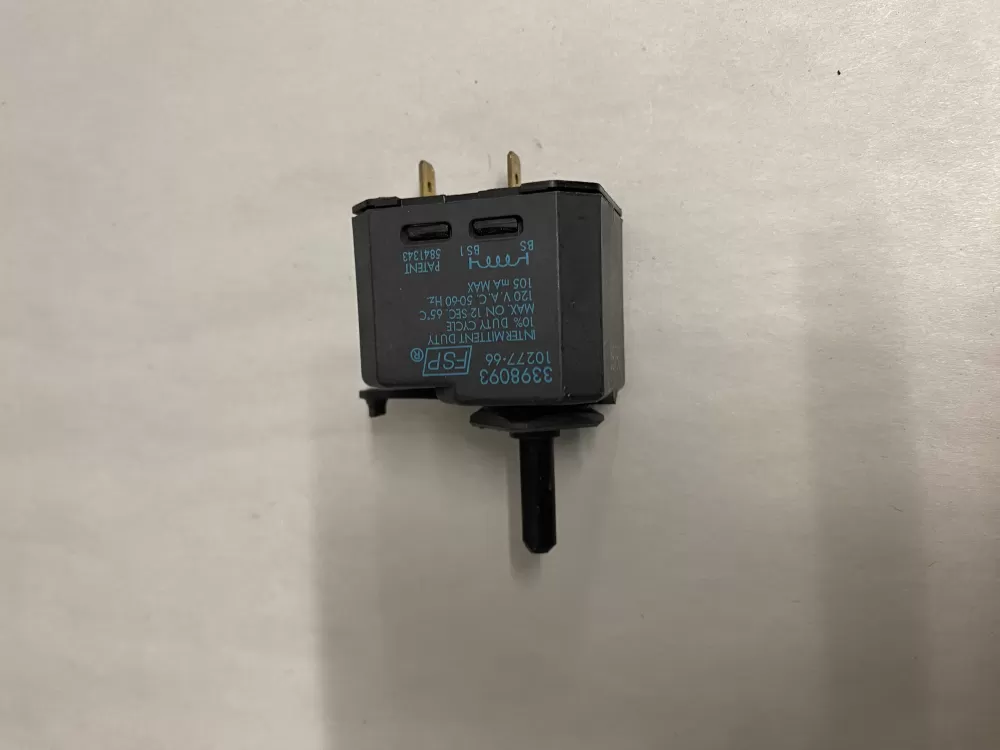 Whirlpool 3398093 WP3398093 Dryer WP Switch AZ224082 | BK1347