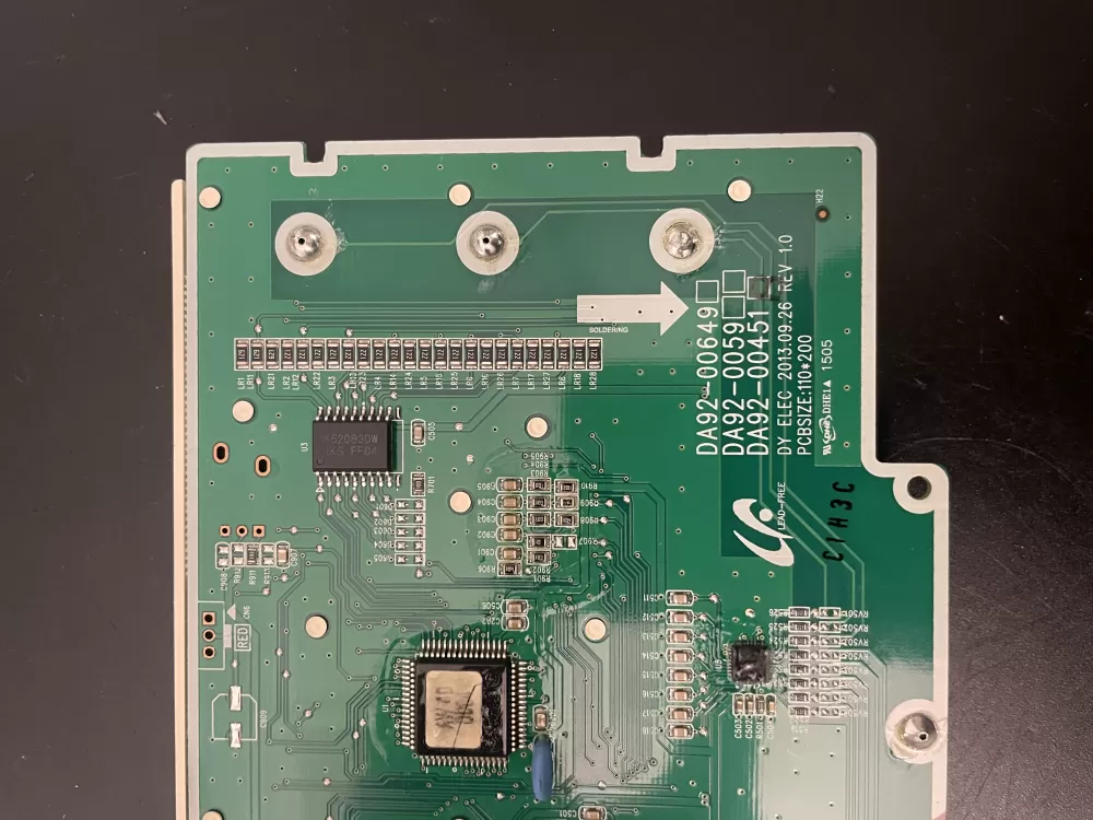 Samsung DA92 00451B Refrigerator Control Board Dispenser AZ96395 | KM1971
