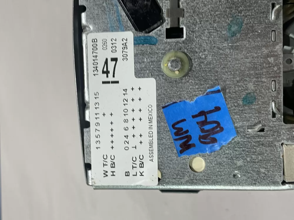 Frigidaire GE 134014700B Washer Timer AZ152063 | Wm904
