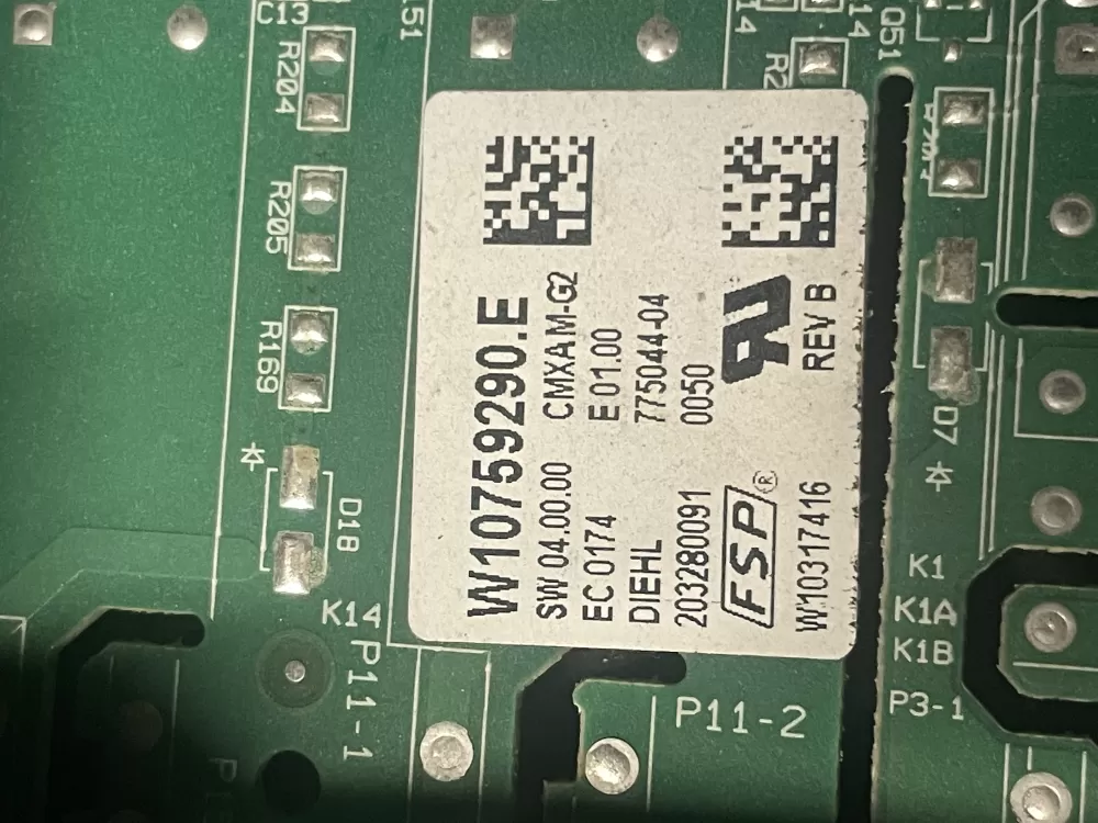 Whirlpool AP6027408 W10759290 Range Control Board AZ18199 | WMV128