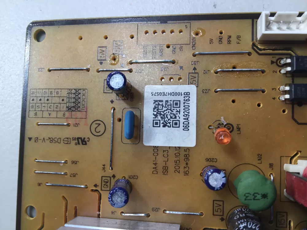 Samsung DA92-00763B Refrigerator Control Board Inverter AZ40356 | NR38