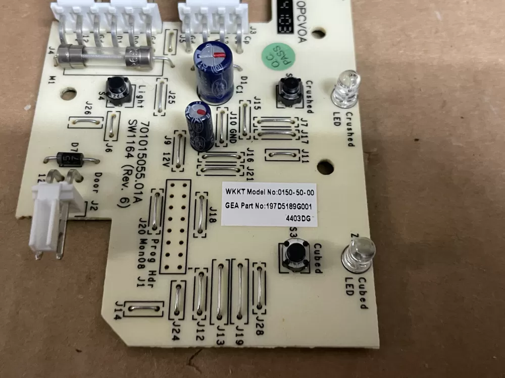 GE 197D5189G001 Refrigerator Control Board AZ102440 | Wm890