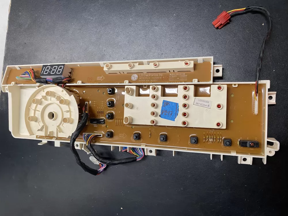 LG 6871EC2041A 6870EC9141A Washer Control Board AZ24572 | BKV247