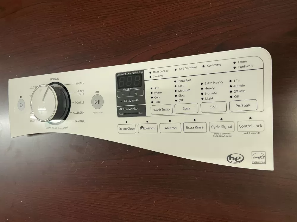 Whirlpool W10433090 W10750481 W10814583 PS11723082 Washer Control Panel