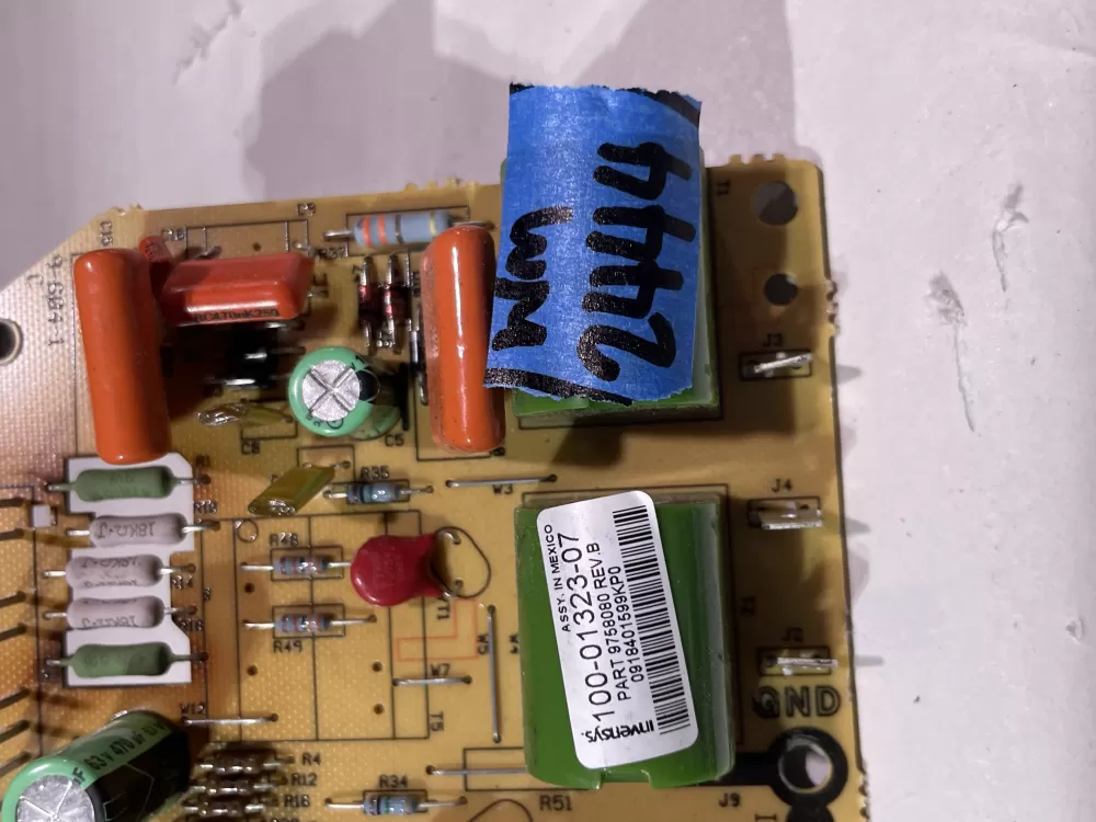 Whirlpool Amana 100 01323 07 9758080 Range Control Board AZ145859 | Wm2444
