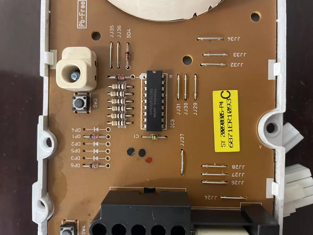 LG 6871ER1093C  Washing Machine Control Board Display Panel AZ46934 | KMV105