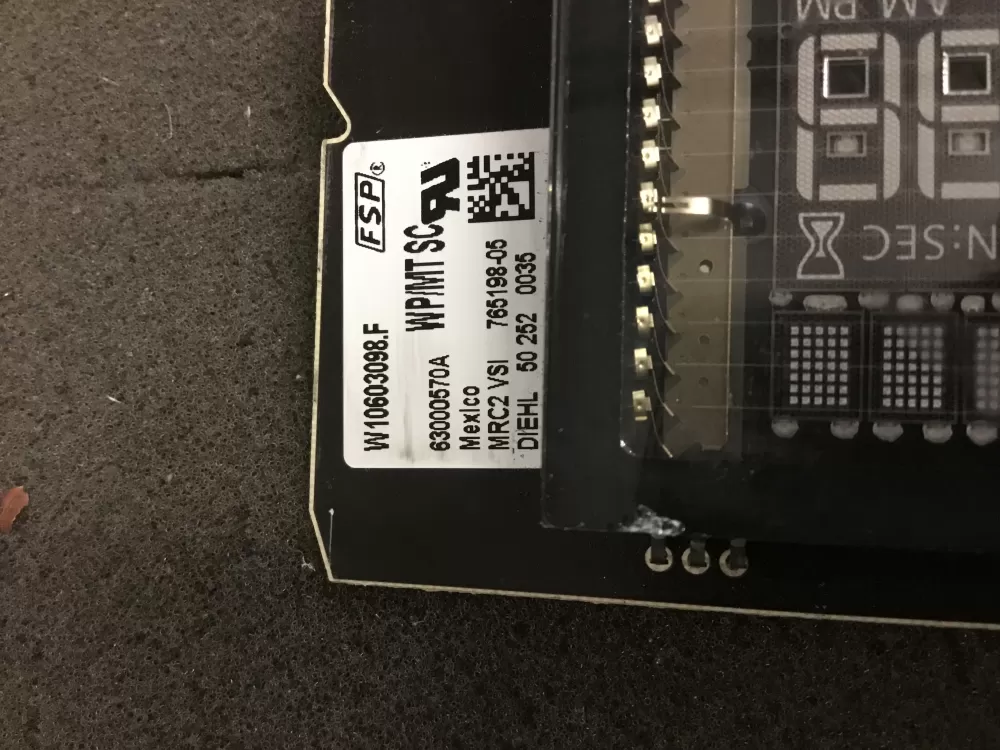 Whirlpool Maytag Kenmore AP6023344 Range Control Board Panel AZ90216 | NR587