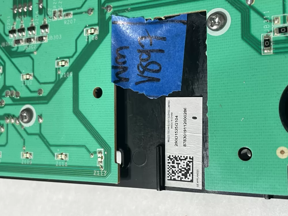 GE 290D1525G104 Washer Control Board AZ200214 | Wmv897