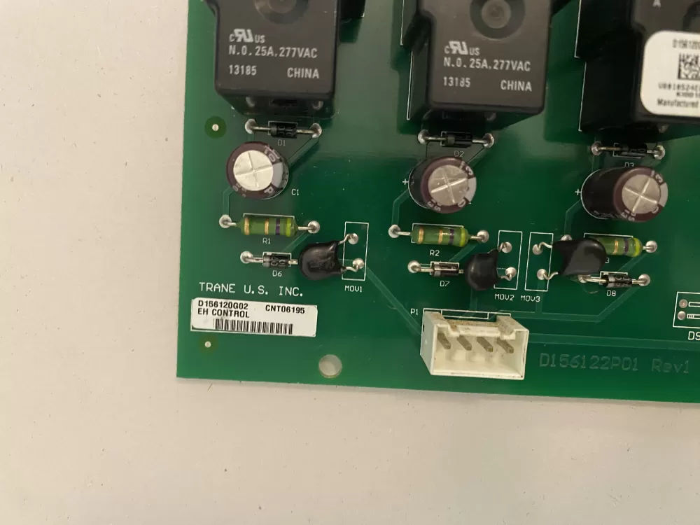 Trane EM Heat Control Board CNT06195 D156120g02 AZ109141 | BK1533