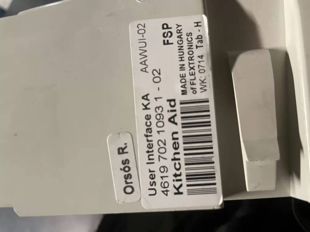 Whirlpool 4619 702 1093 1-02 Washer Control Board Panel AZ6368 | WmV338