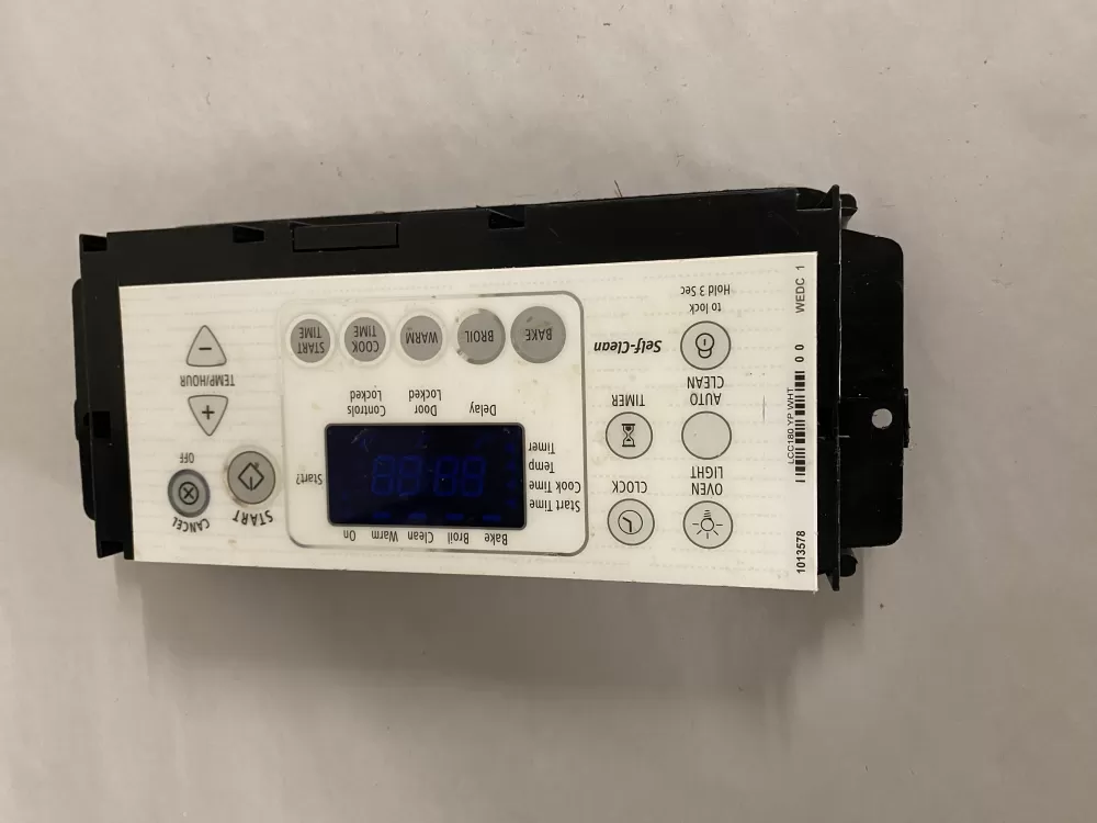 Whirlpool WPW10114383 Range Control Board White Overlay