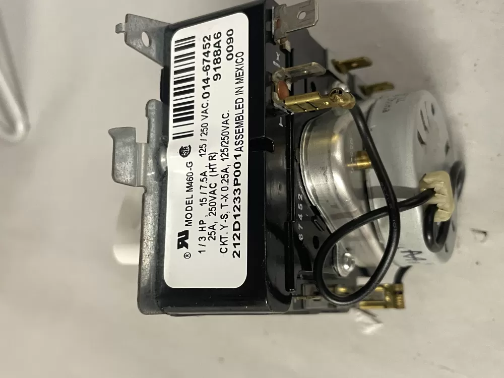 GE 212D1233P001 WE4M353 Dryer Timer AZ218241 | Wm1452
