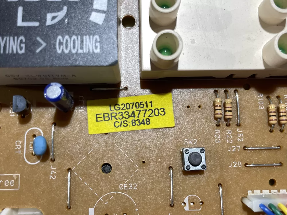 LG EAX32221201 EBR33477203 Dryer Control Board AZ111759 | Wmv659