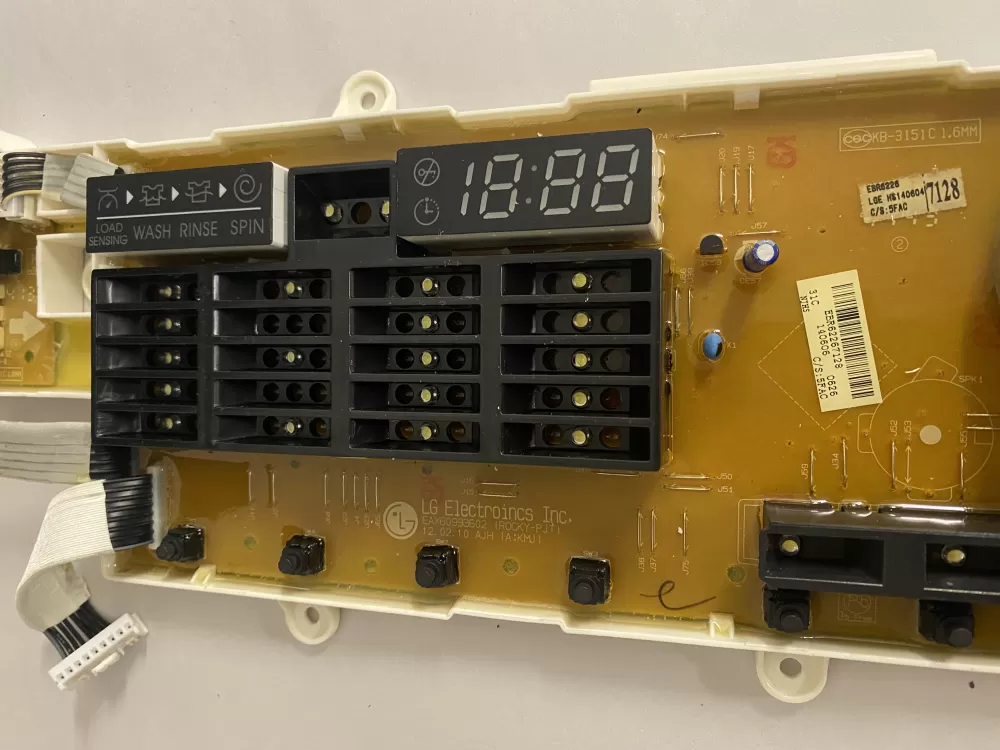 LG EBR62267115 EBR62267118 EBR62267128 Washer Control Board AZ202737 | BKV901