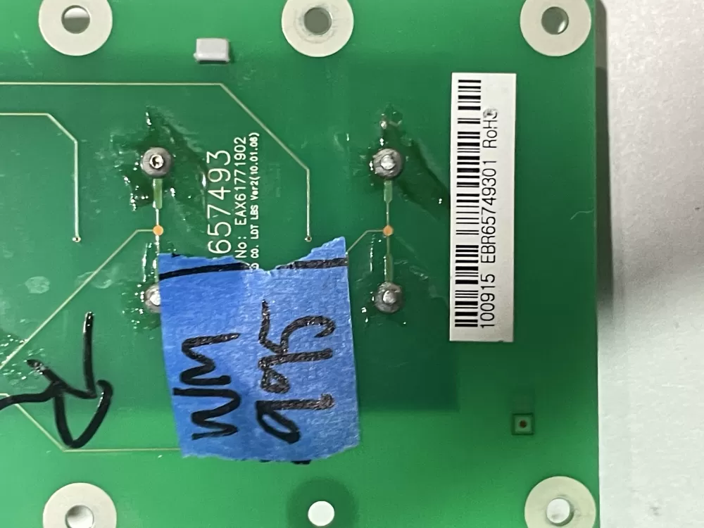 LG EBR65749301 Refrigerator Dispenser Control Board AZ141810 | Wm995