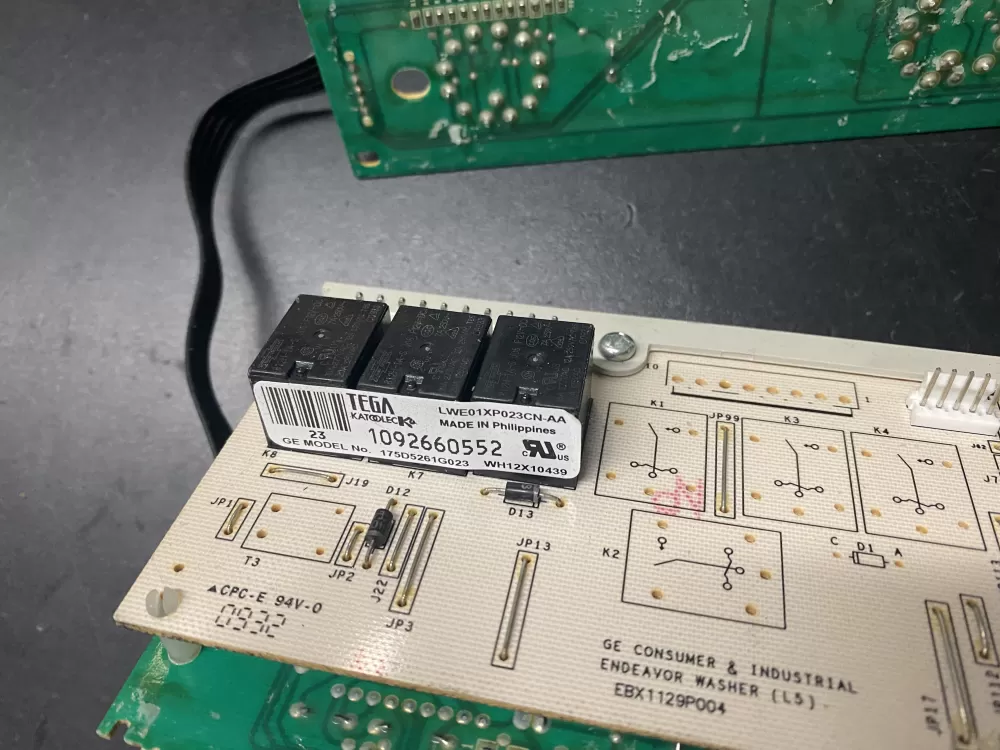 GE 175D5261G023 EBX1129P004 WH12X10439 Washer Control Board AZ17243 | BK985