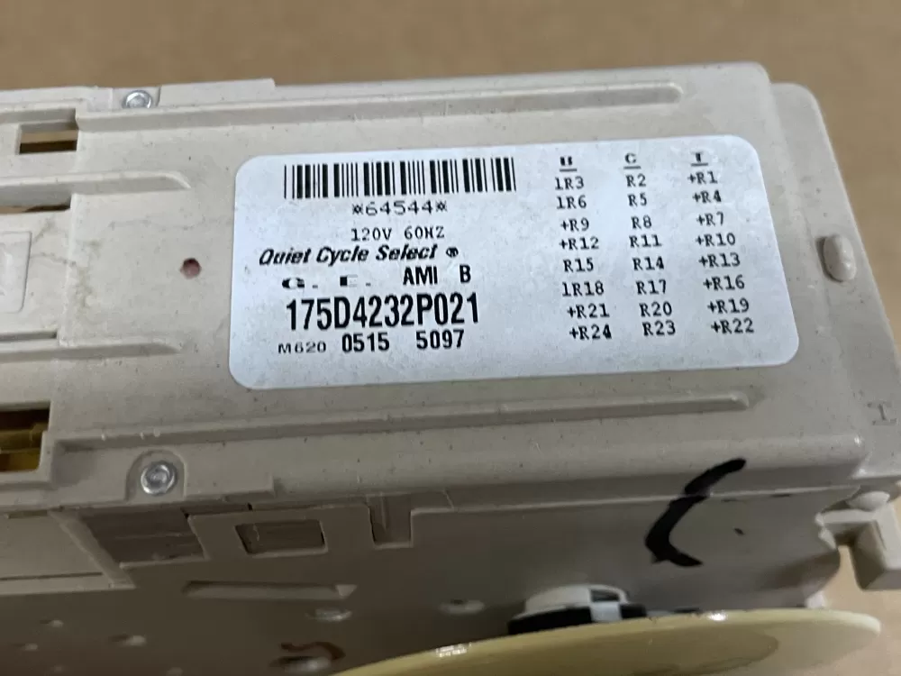 GE 175D4232P021 WH12X10255 Washer Timer AZ101749 | Wm891