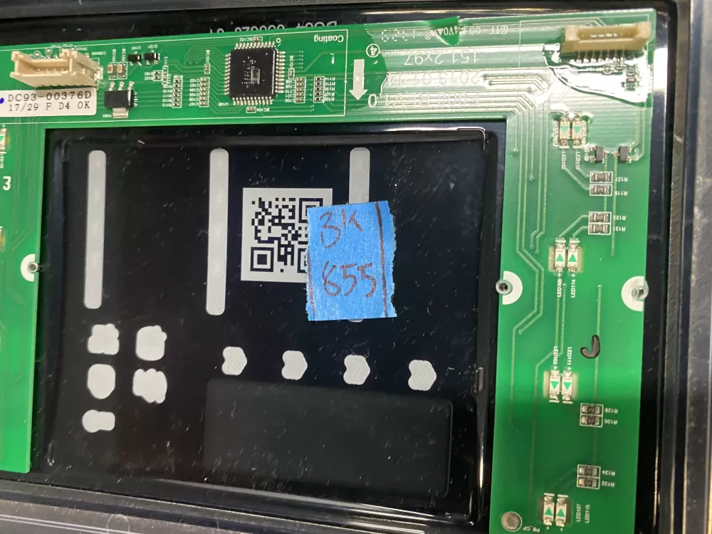 Samsung DC93 00376D Washer Control Board AZ20675 | BK855